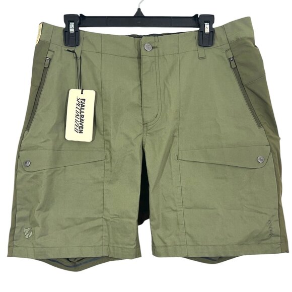 Fjallraven x Specialized S/F Riders Hybrid Shorts Green Womens Size 10 New - Picture 1 of 4